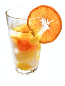 Smoothie glass fruit