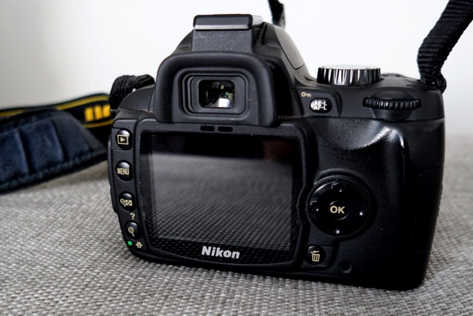 Nikon D60 Camera Body Back