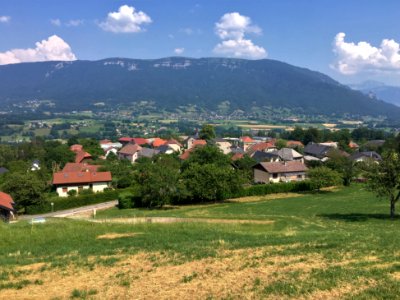 Pays de l'Albanais Le Semnoz vu depuis Héry-sur-Alby