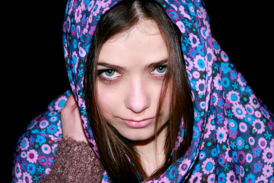 Green eyes cover beauty