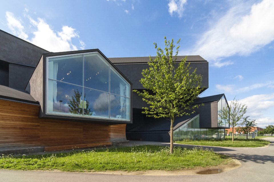 Modern architecture building glass