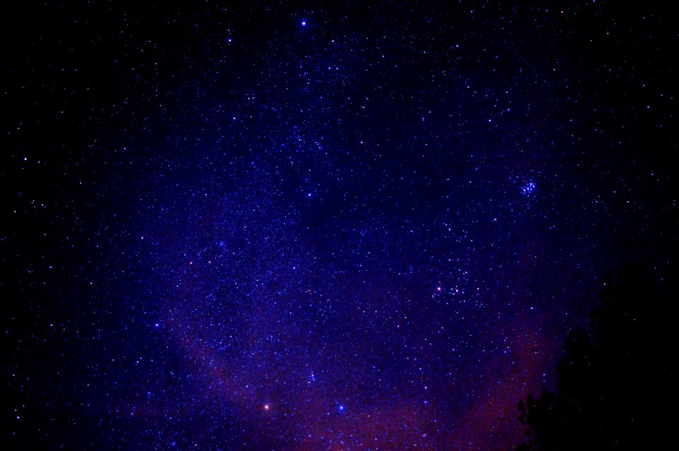 Night sky over Werth, Isselburg