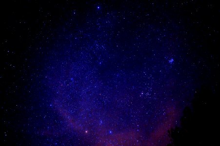 Night sky over Werth, Isselburg