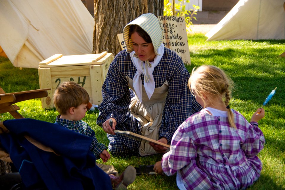 Living History: Woman and Children