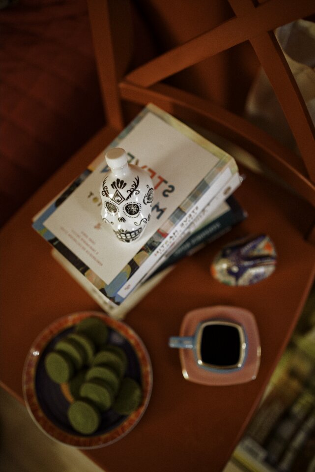 Book skull mexican photo