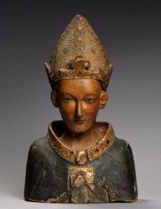 2011.153 print- Bust Reliquary of St. Lois, Bishop of Toulouse