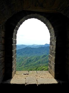 Window view arch scenery