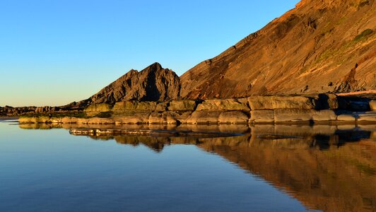 Sea reflection summer photo