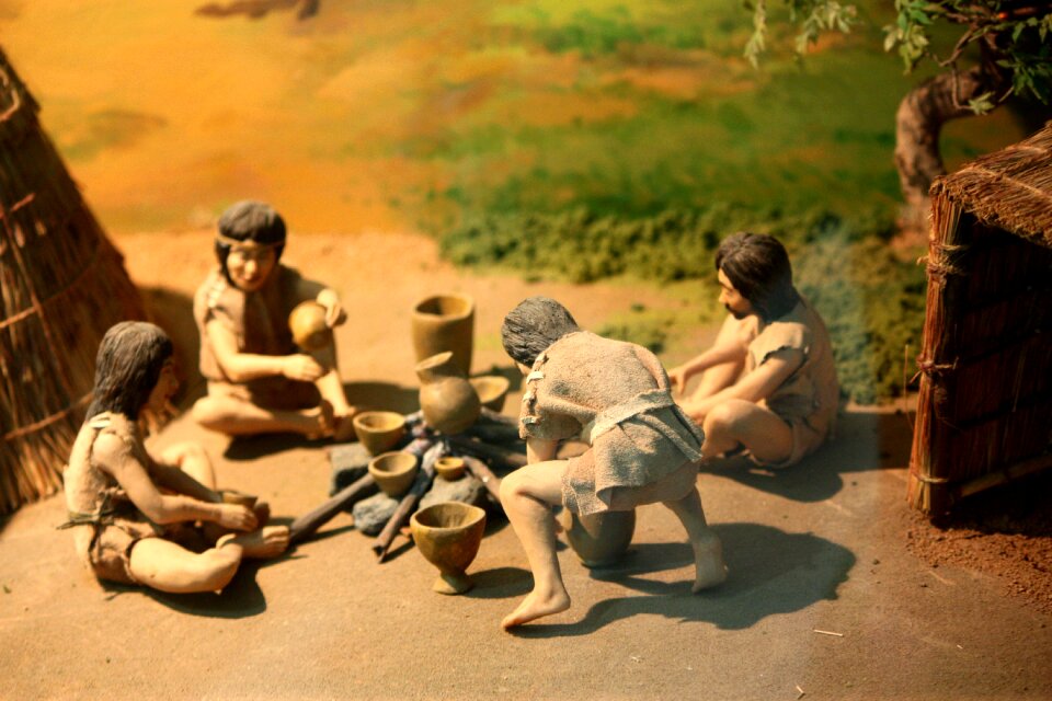 Primitive man the ancients statue