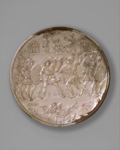 Plate with the Battle of David and Goliath - DT118