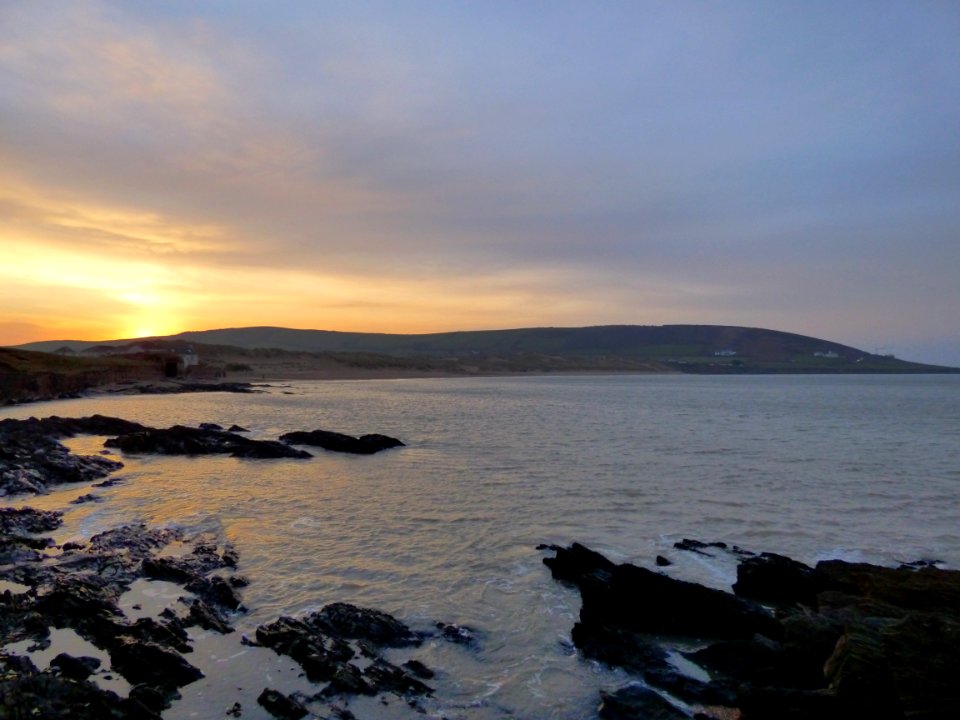 Sunrise at Croyde Bay