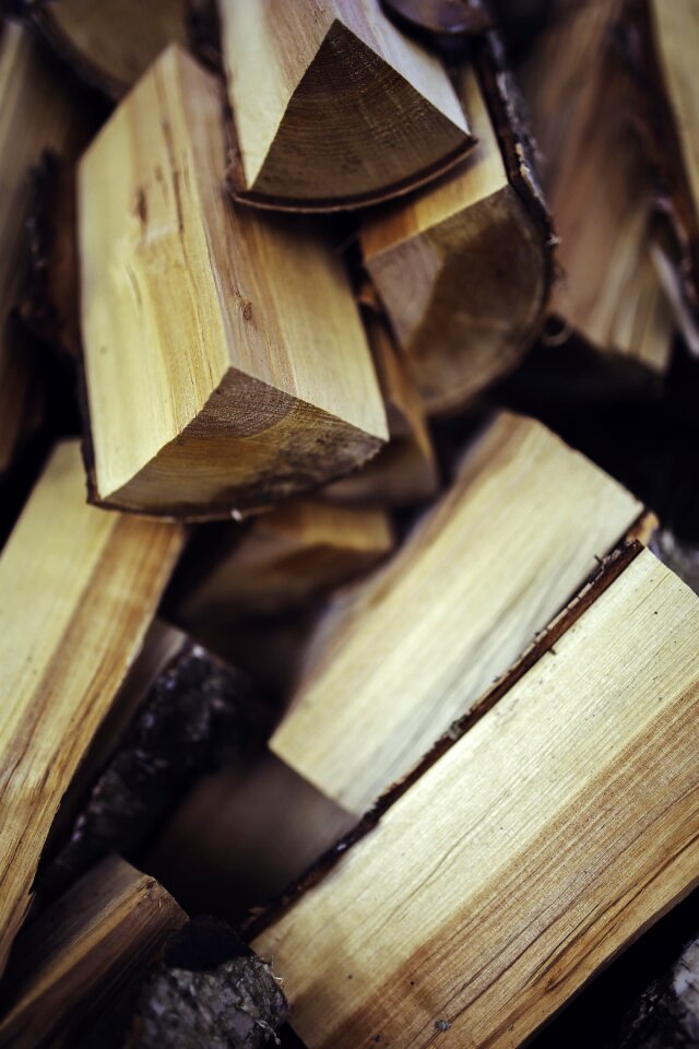 Fireplace wood vertical