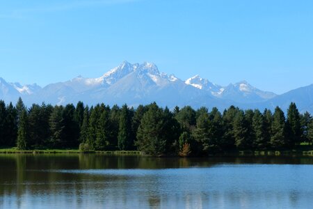 Mountain ponds pond mountain landscape photo