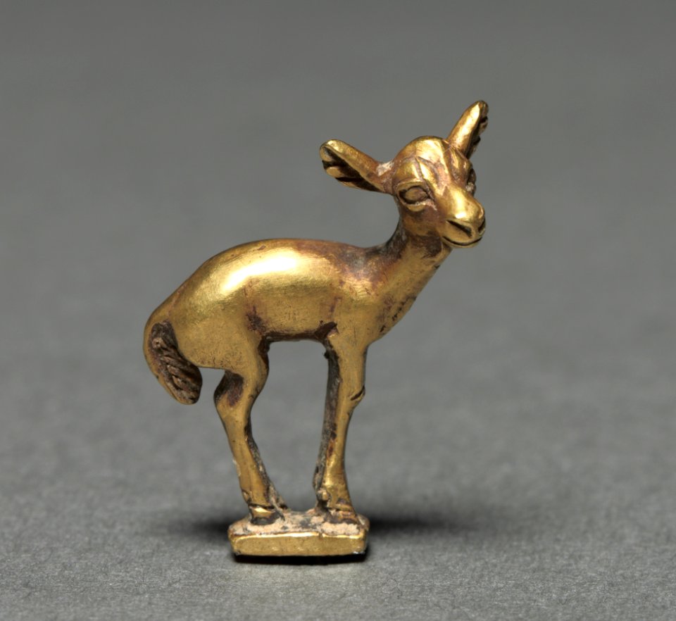 Elk Fawn Finial- 1982.2 print