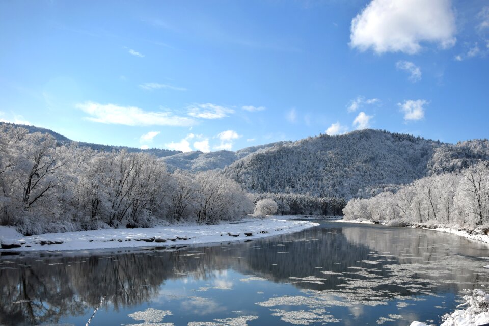 Mountain river mountain landscape poprad landscape park
