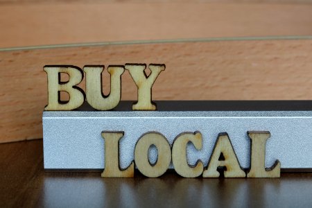 Buy local / Kaufe lokal photo