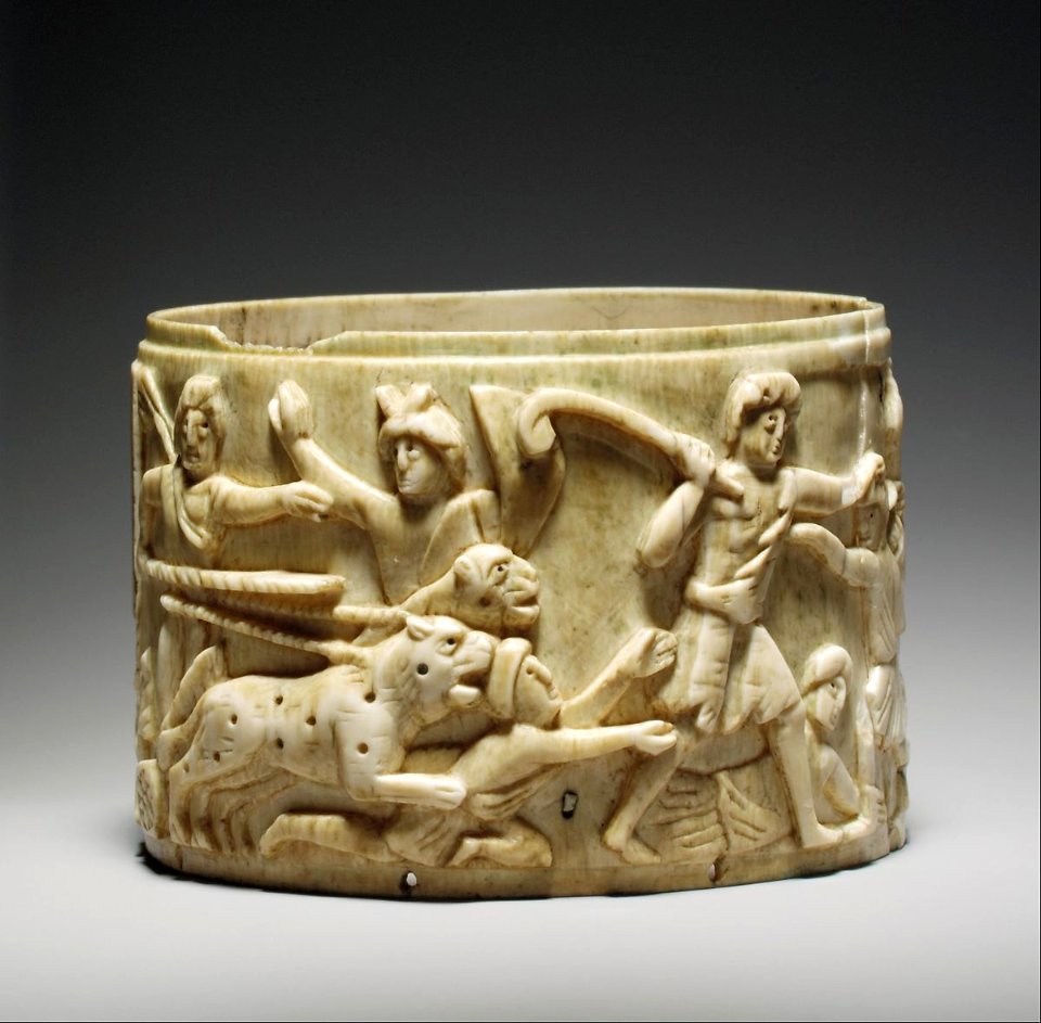 Ivory Pyx with the Triumph of Dionysos in India