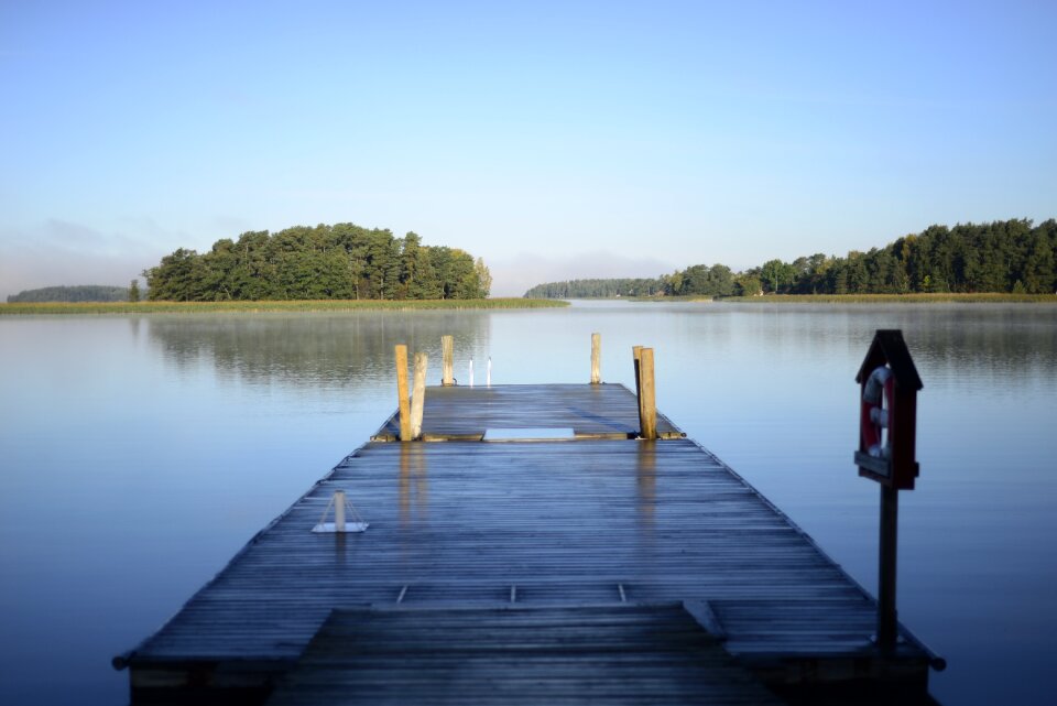 Reflection wood peaceful