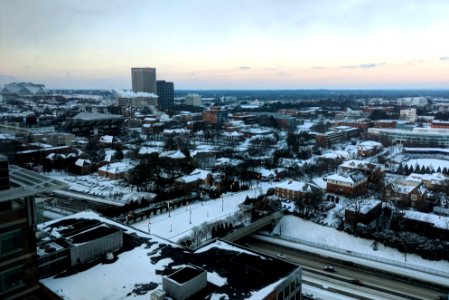 Snowy Georgia Tech and Midtown