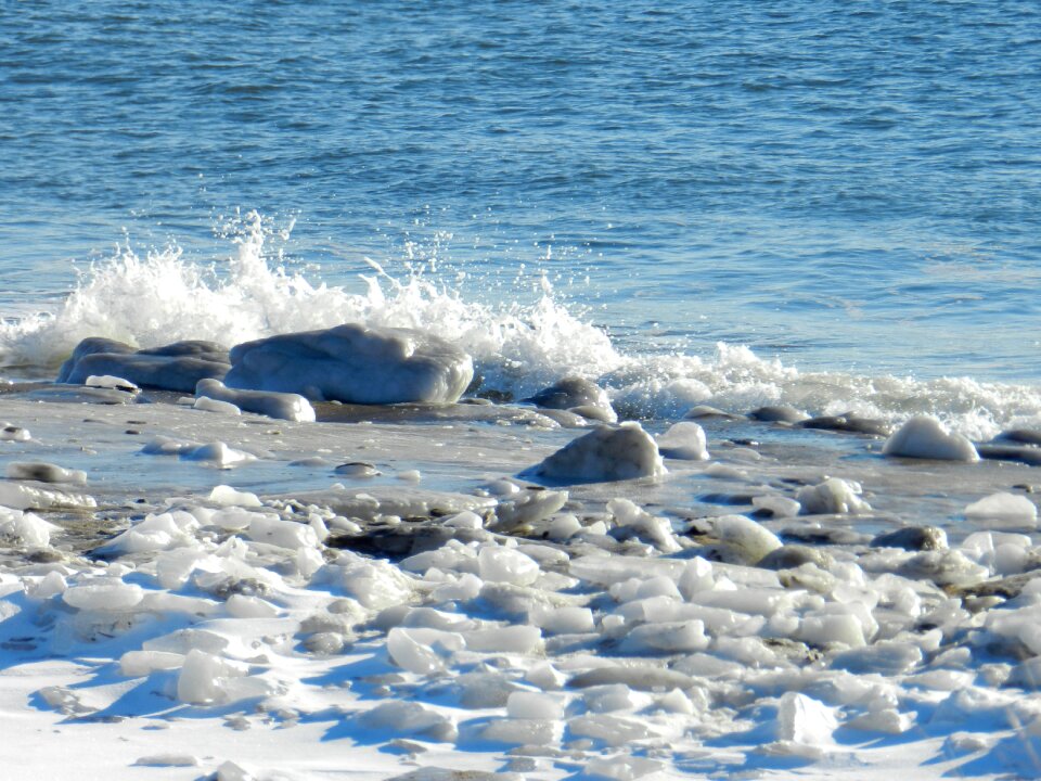 Landscape ice winter landscape