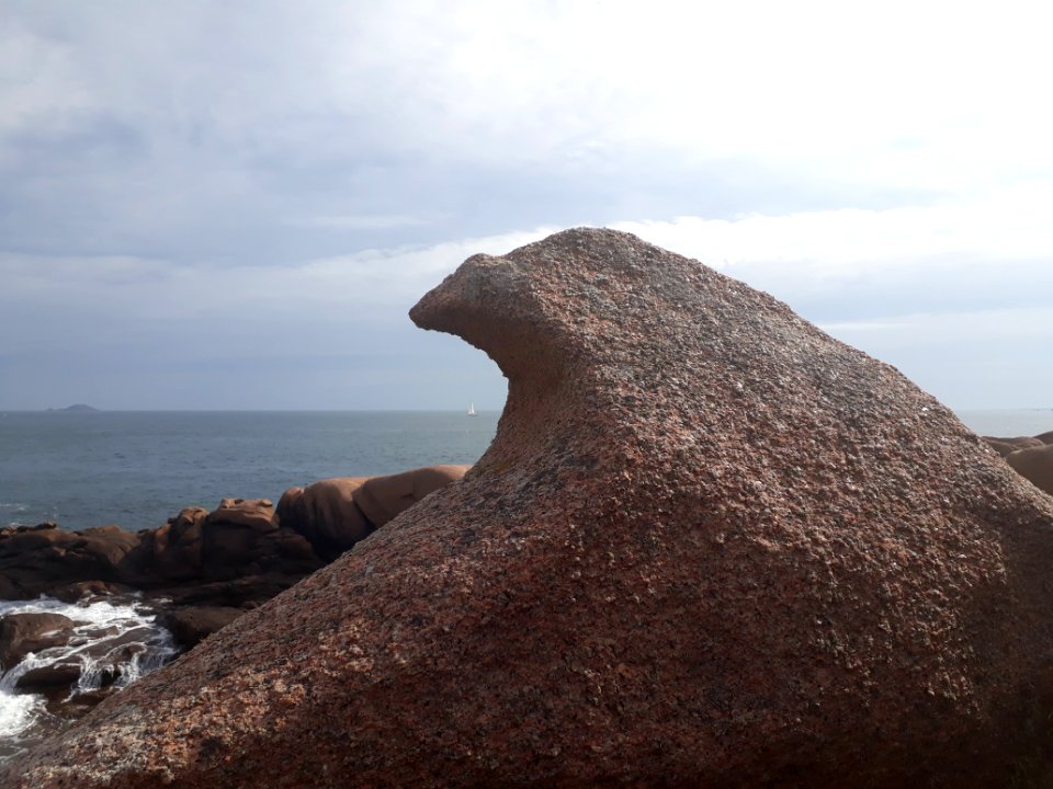 Vague de rocher