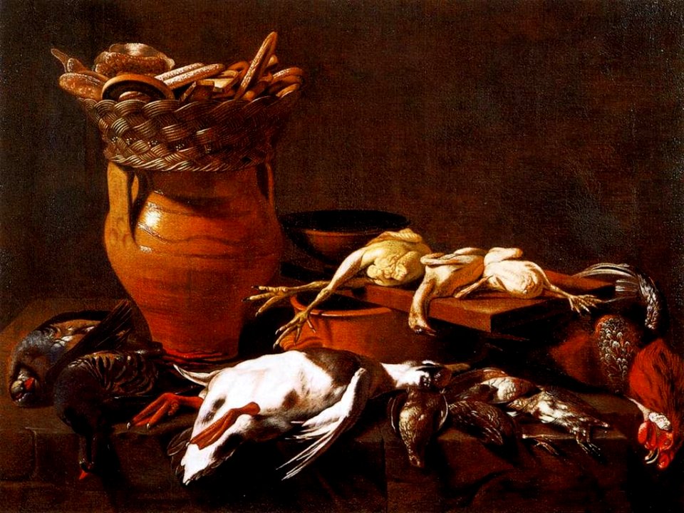 Evaristo Baschenis - Kitchen Still-Life XVII
