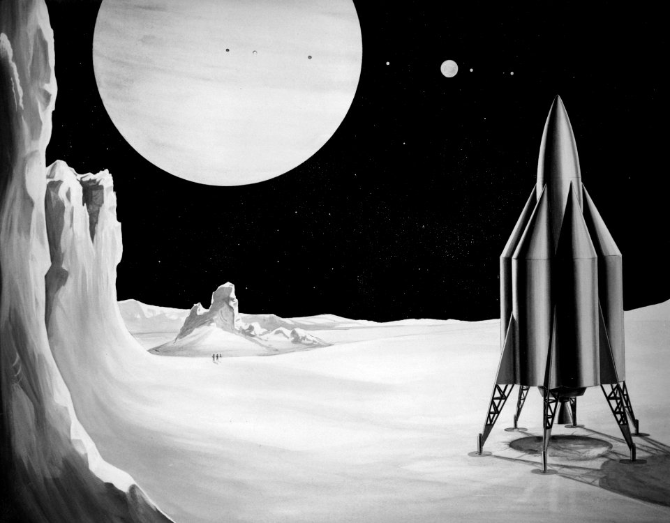 Jupiter Lunar Landing