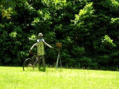 Le photographe Félix Arnaudin au parc du château Arnaudin à Labouheyre