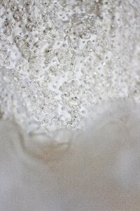 Dress white gray wedding