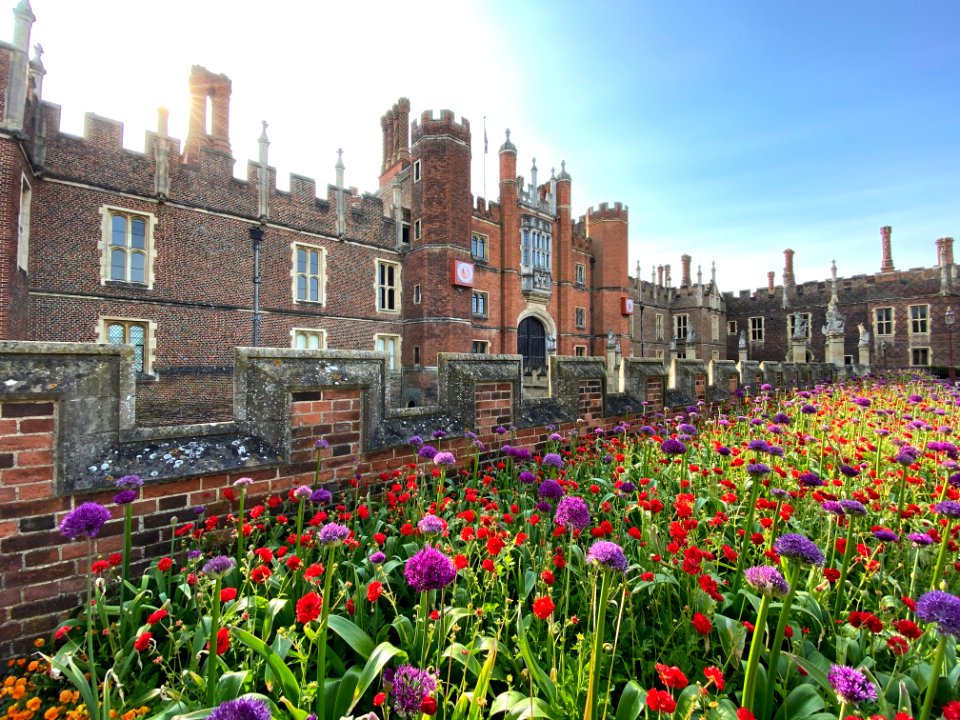 Hampton Court early in the morning