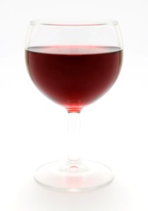 Glass of Red Wine photo