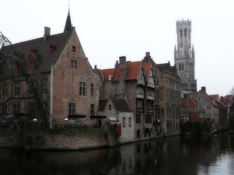 Belgium venice of the north the fog