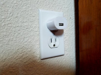 Wall plug.