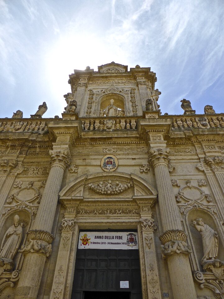 Entrance exterior sandstone