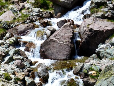 Water spring mountain photo