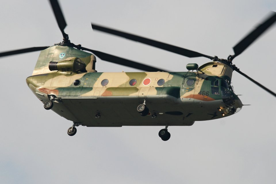 6713 CH-47J Chinook 87-4486:486, Koku Shien Shudan, Koku Kyunandan, Kasuga Herikoputa Kuuyutai