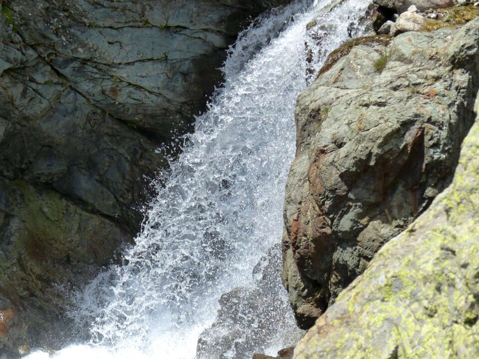 Cascade nature mountain