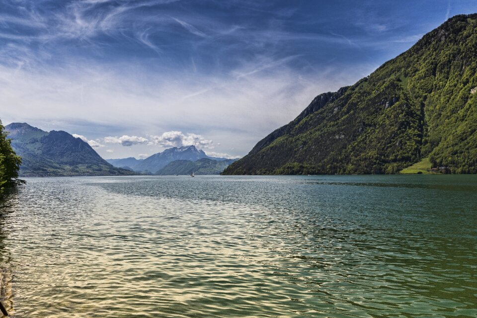 Lake lucerne region föhnstimmung weather