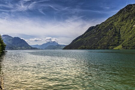 Lake lucerne region föhnstimmung weather