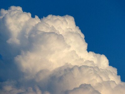 Thunderstorm sky blue