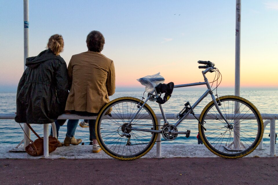 Bicycle lovers people