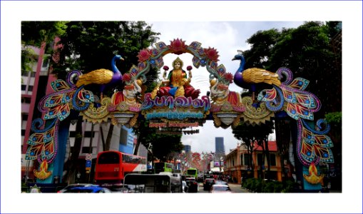 Street decorations in Little India (Singapore) photo