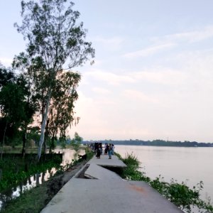 Bangalpara to Austagram road.  Photo taken from Bangalpara highway, of Kishoreganj district. (Captured by Misbah).