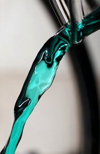 Green water fluent frozen