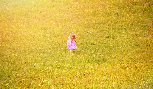 Girl dress long hair