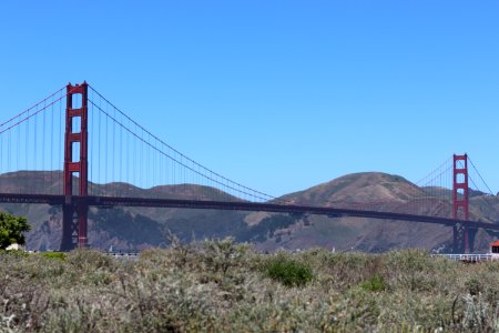 Golden Gate Bridge from Crissy Field Beach