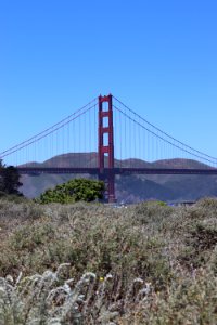 Golden Gate Bridge from Crissy Field Beach