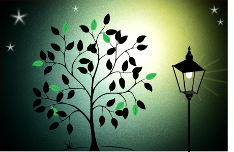 Lantern tree star
