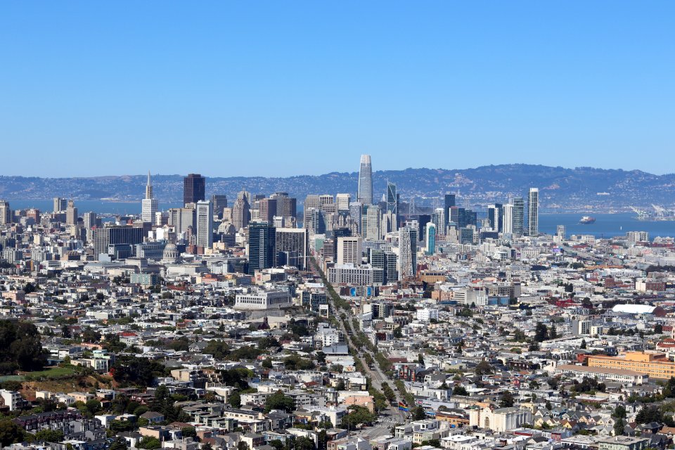View of San Francisco from Twin Peaks