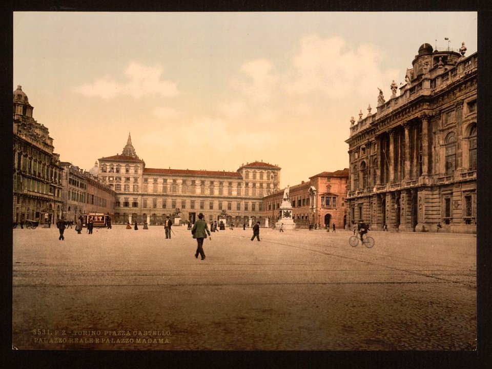 Old Photograph of Palazzo Madama